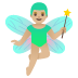 🧚🏼‍♂️ man fairy: medium-light skin tone display on Google